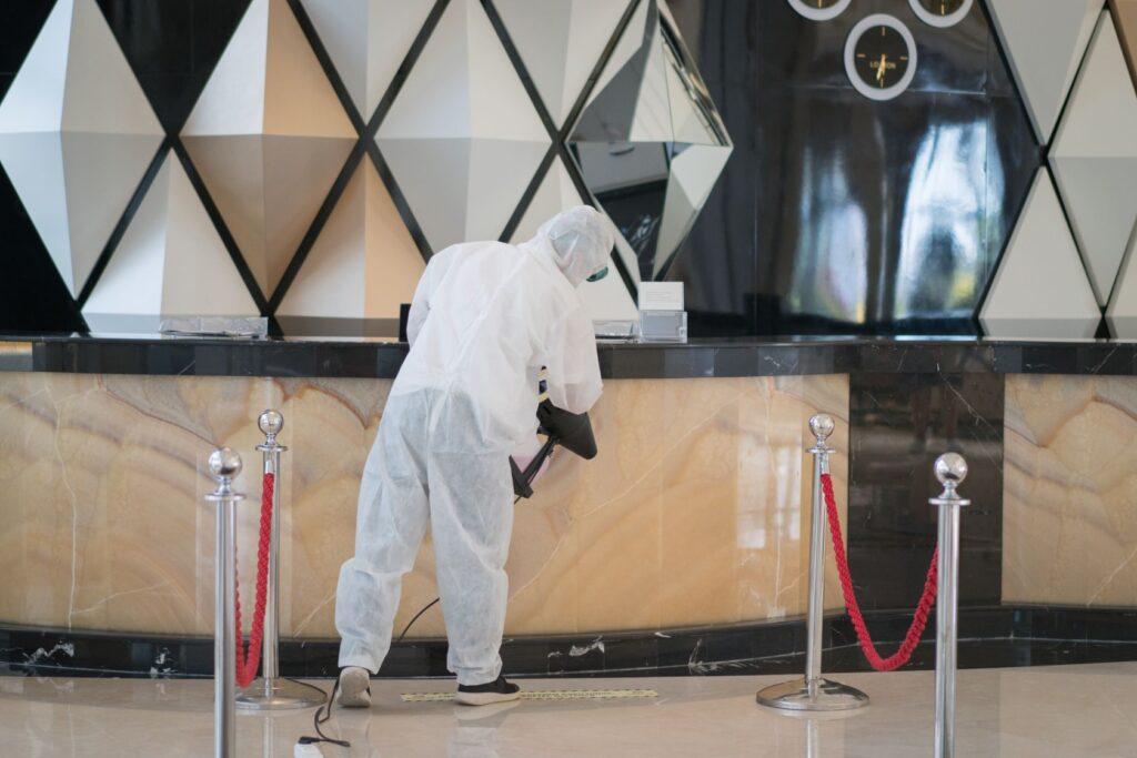 pest control in hotel lobby
